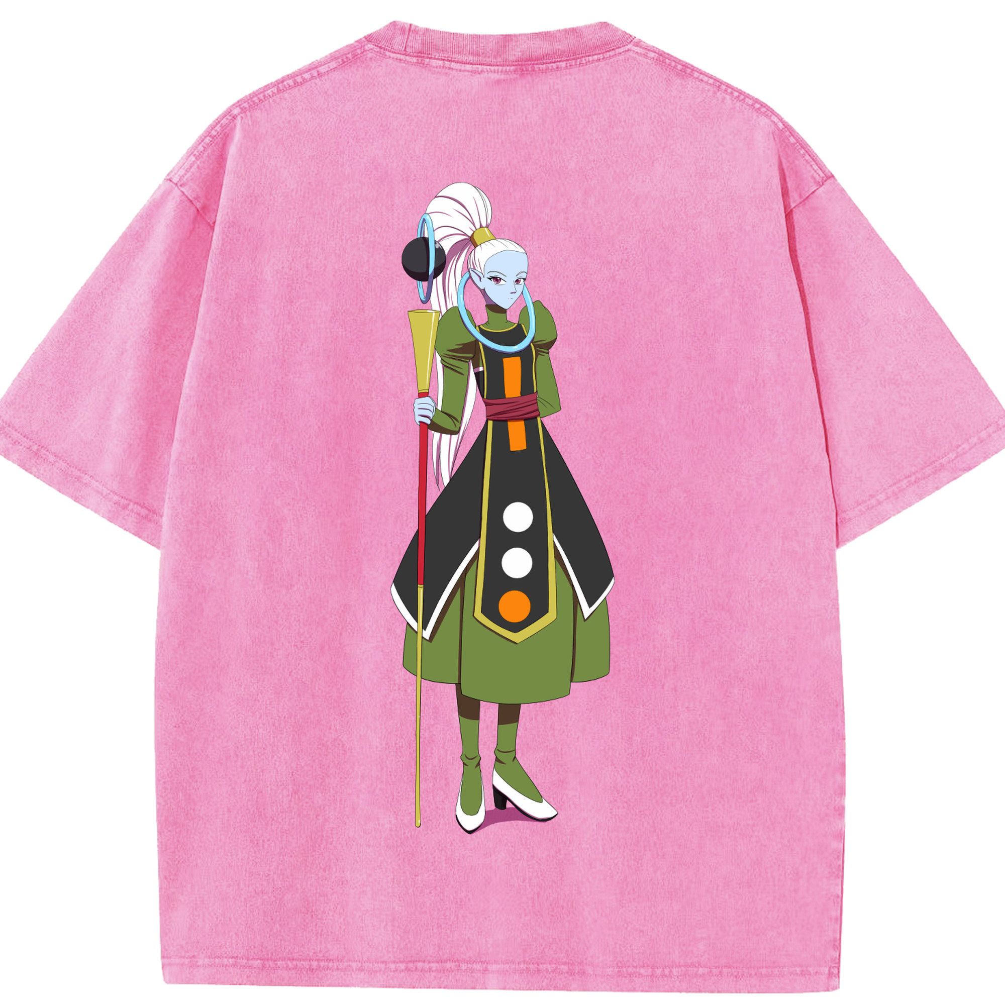 （画像用） ドラゴンボール DRAGON BALL 綿100% ヴィンテージ風 半袖Tシャツ（背面プリント）
